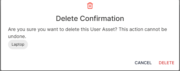 Delete Confirmation