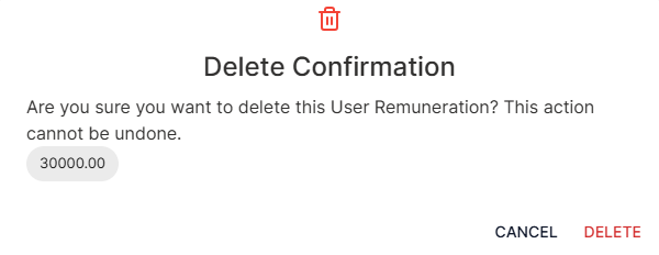 Delete Confirmation